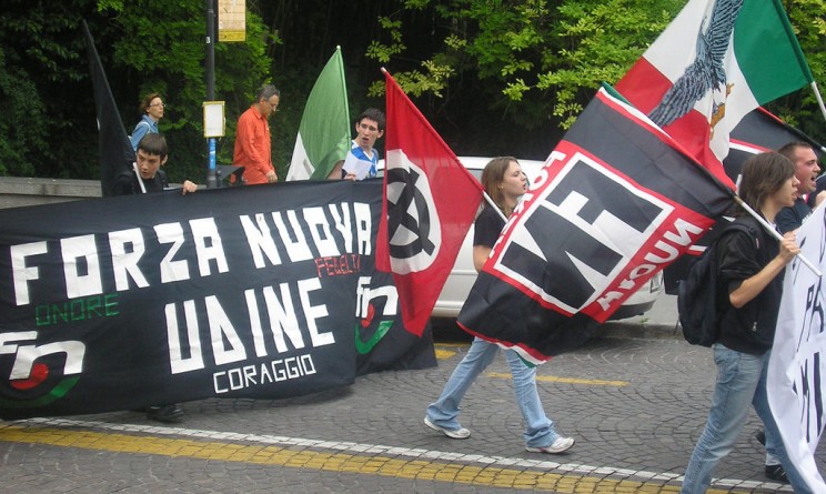 Forza Nuova Contestazione Pontedera