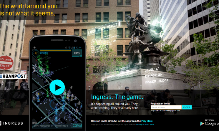 Ingress il gioco di Google con la Realtà Aumentata
