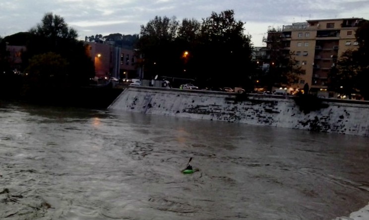 Piena del Tevere a Roma Novembre 2012