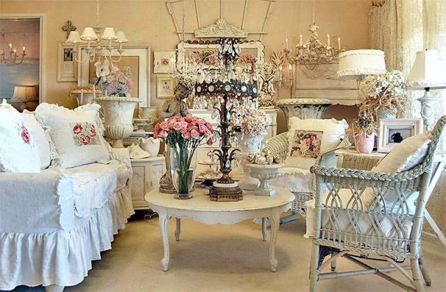 Divano shabby chic online: copridivano posti shabby chic ... Tende shabby chic on line