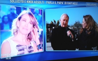 Meredith, a Domenica Live l’appello del padre di Sollecito a Rudy Guede: “Ora dica la verità”