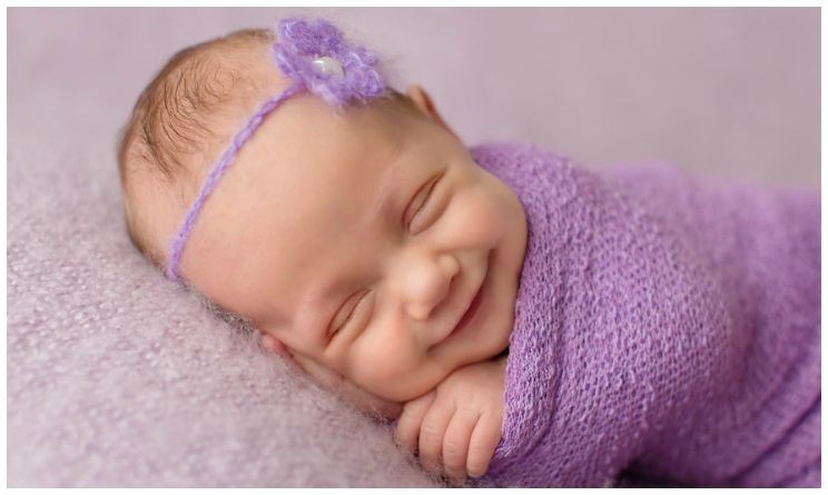 Sandi ford le immagini dei sorrisi dei bambini mentre dormono