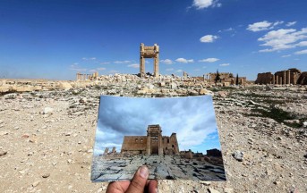 Palmira, Isis continua la sua opera di distruzione: in polvere la facciata del Teatro e il Tetrapylon