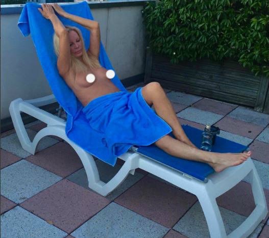 Patty Pravo nuda su Twitter Qualche momento rubato al tour