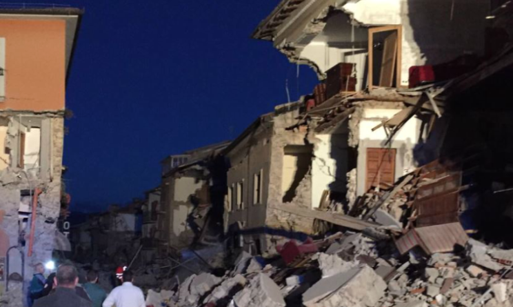 Una scossa di magnitudo 3.8 vicino ad Amatrice (Rieti) Una scossa di magnitudo 3.8 vicino ad Amatrice (Rieti)