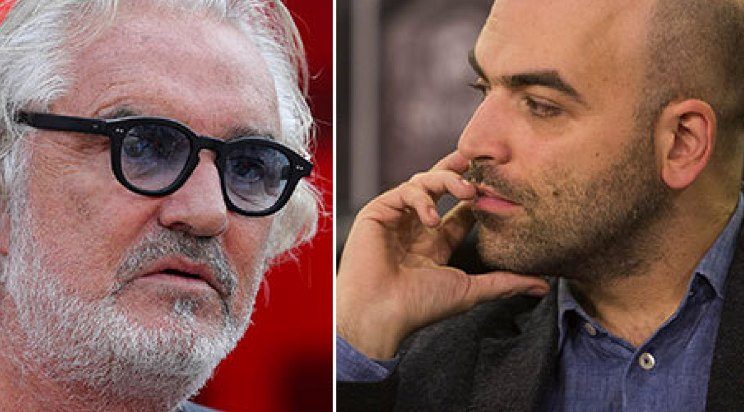 Flavio Briatore - Roberto Saviano, lite social.