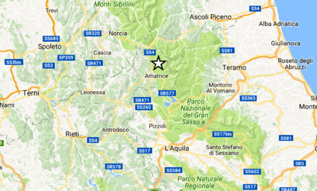 Terremoto, scossa di 3.8 ad Accumoli e Amatrice