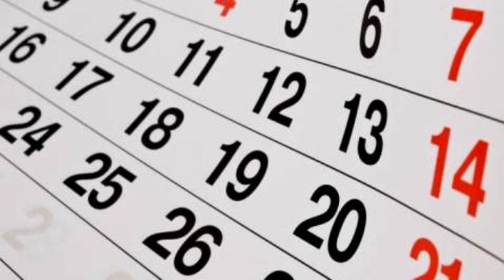 CALENDARIO 2107 PONTI TUTTE LE DATE
