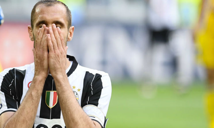 Juventus: niente Palermo per Chiellini
