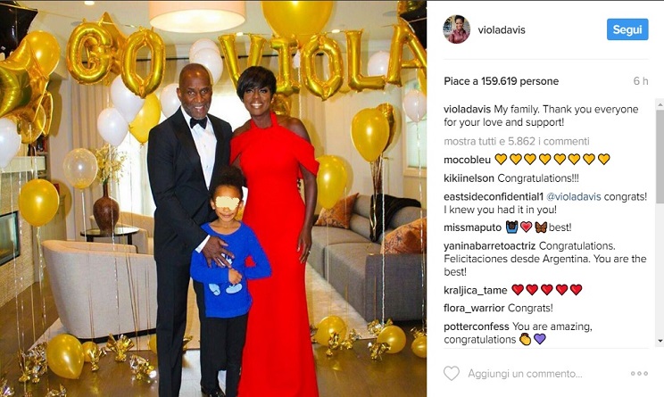 viola davis oscar 2017, viola davis figlia, viola davis marito, viola davis vita privata,