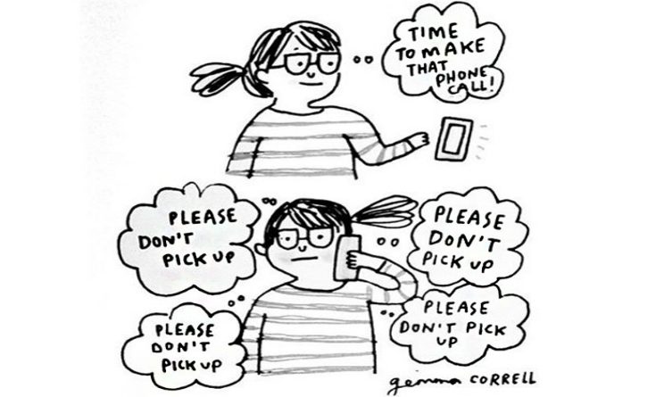 Gemma Correll illustrazioni sull ansia