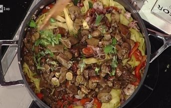 La Prova del Cuoco ricette oggi: tagliatelle mari e monti di Luisanna Messeri