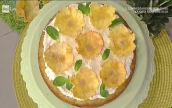 La Prova del Cuoco ricette dolci oggi: torta all’ananas di Natalia Cattelani