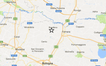 Terremoto Emilia Romagna oggi: 3.2 a Sant’Agostino