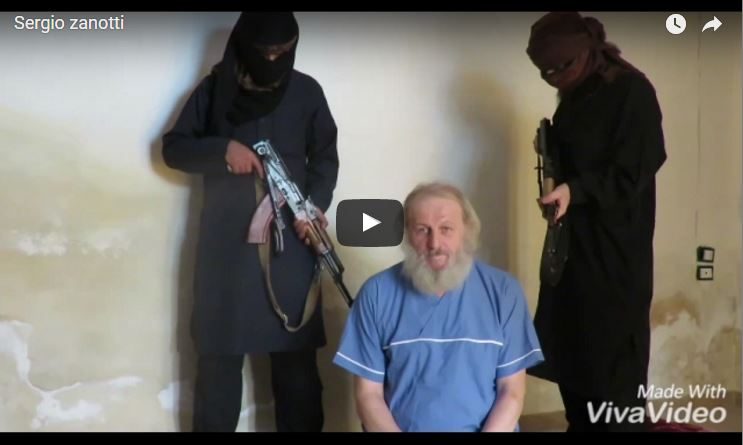 Sergio Zanotti: nuovo video dell'italiano rapito in Siria Sergio Zanotti: nuovo video dell'italiano rapito in Siria