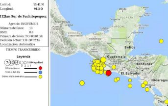 Guatemala, Terremoto di magnitudo 6.8 avvertita al largo della Costa