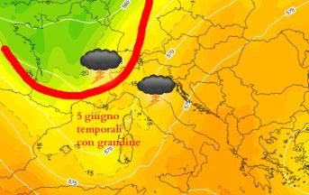 Meteo prossimi giorni: il 5 giugno arriva la prima tempesta estiva?