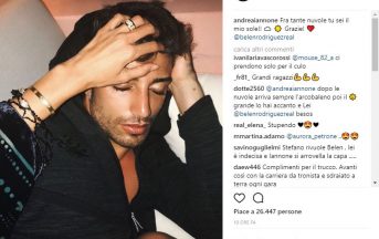 Belen e Iannone in crisi? Adesso parla Andrea: “Sei tu il mio sole” (FOTO)