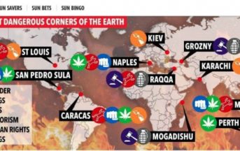 Il Sun cita Napoli tra le città più pericolose del mondo, l’Ambasciata italiana risponde: “Fake News”