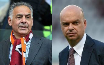 Pallotta vs Fassone: “Milan? Non ha soldi”, “Sbalorditi, pronti a confrontare i bilanci con la Roma”
