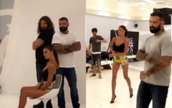 Belen Rodriguez Instagram: primi scatti con Alessio Sakara e Martin Castrogiovanni, i co-conduttori di Tu si que Vales 2017