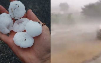 Dal caldo al maltempo: nubifragi e grandine al nord, un disperso a Rovigo