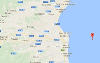 Terremoto oggi in Calabria: scossa magnitudo 2.5 a Soverato