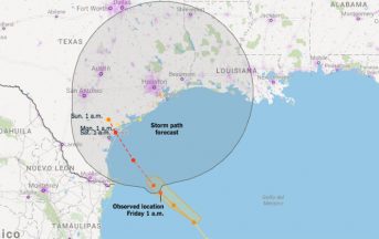 L’uragano Harvey pronto a travolgere gli USA: allarme rosso in Texas