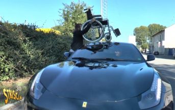 Striscia La Notizia, intercettato il proprietario della Ferrari incriminato di aver aggredito il padre di un bimbo disabile (FOTO)