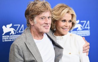 Venezia 74, Robert Redford e Jane Fonda innamorati e felici: “Da anziani fare l’amore è più bello”