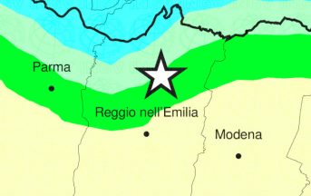 Terremoto oggi Reggio Emilia: scossa magnitudo 2.4 vicino a Novellara