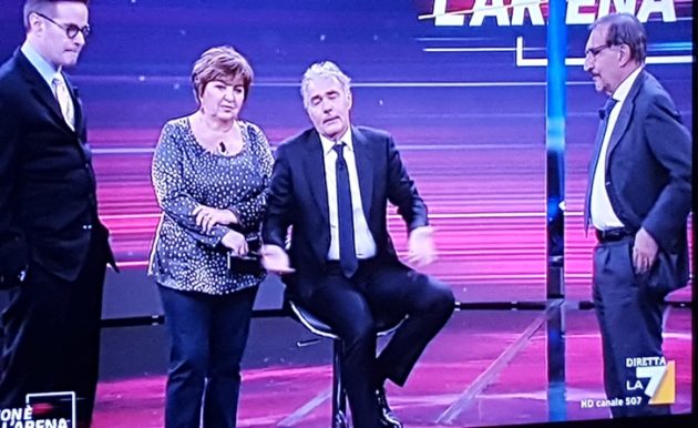 Malore in diretta per Giletti, notte in Ospedale per il conduttore biellese