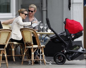 Chris Hemsworth and Elsa Pataky Sighting In London - June 27, 2012