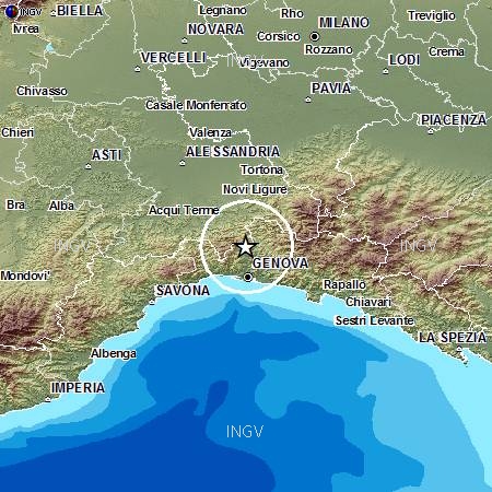 Terremoto Oggi Genova