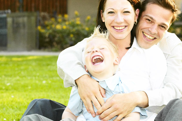famiglia sorriso