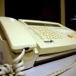 un apparecchio per fax