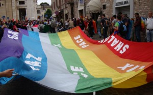 pace bandiera convegno Rimini