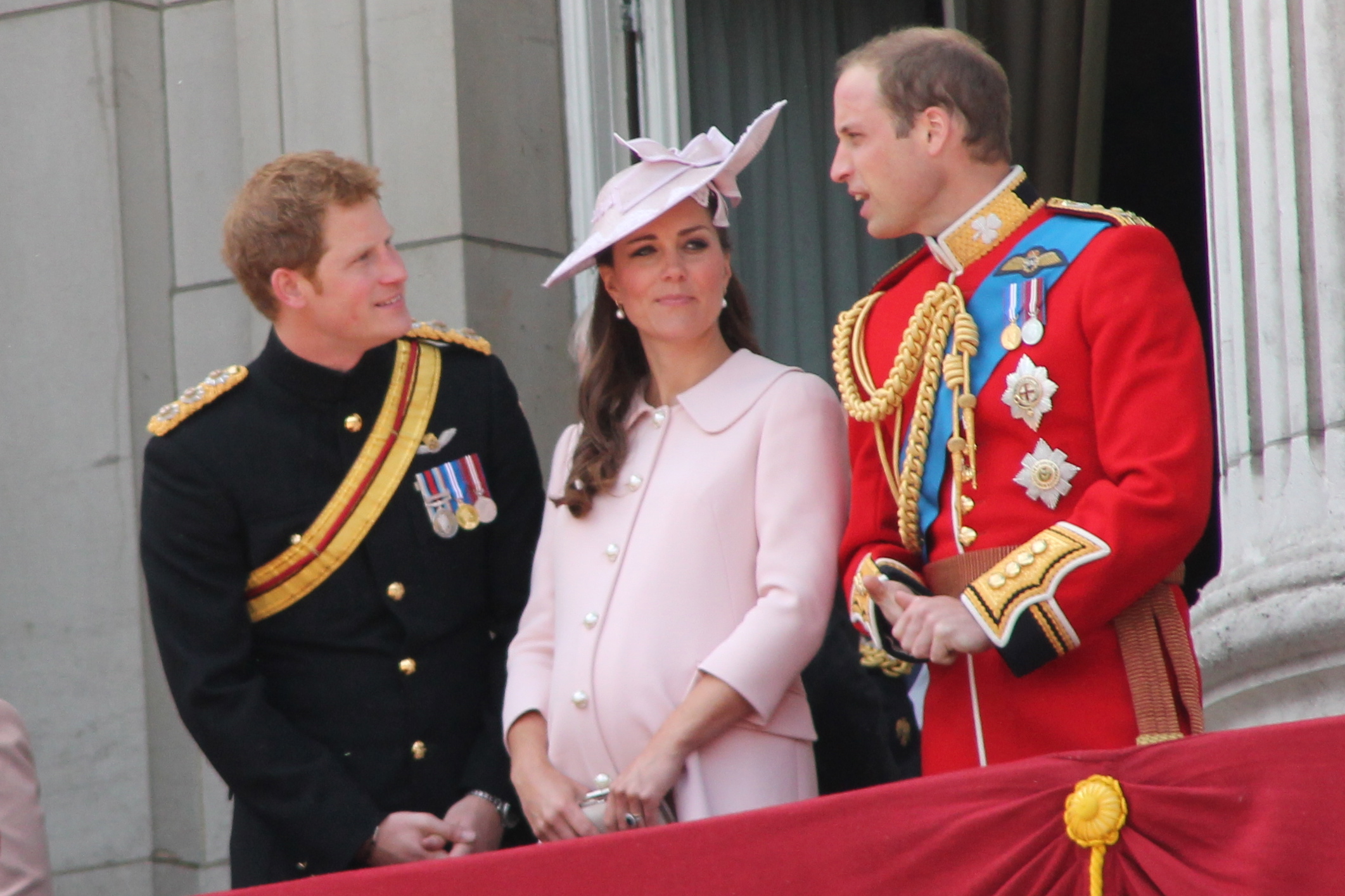 Duca e Duchessa di Cambridge e il Principe Harry