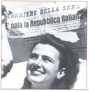 corriere della sera titolo del 2 giugno 1946