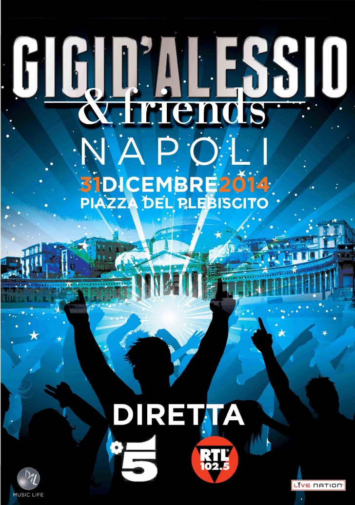 Gigi D'Alessio and friends, Capodanno in Piazza con la grande musica