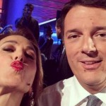 Barbara D'Urso carmelita smack con Renzi