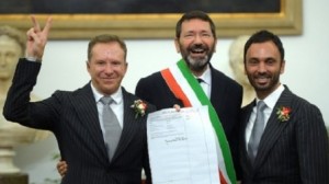 Ignazio Marino registra nozze gay
