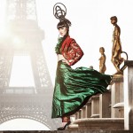 Jessica Minh Anh prima sfilata tour Eiffel Parigi