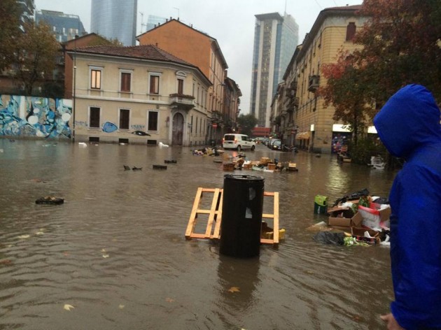 Danni Maltempo Milano 15 Novembre 2014