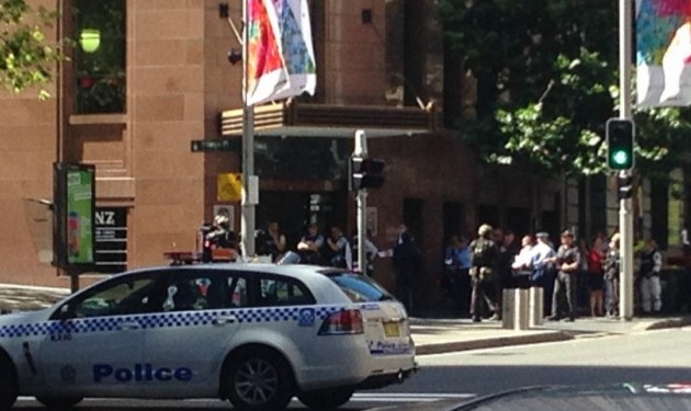La zona del'agguato a Sydney presidiata dalla polizia