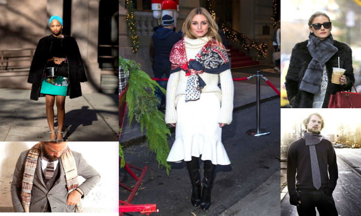 Come indossare la sciarpa idee look tendenza 2015