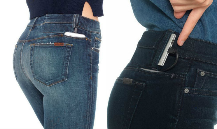 pantalone che ricarica smartphone