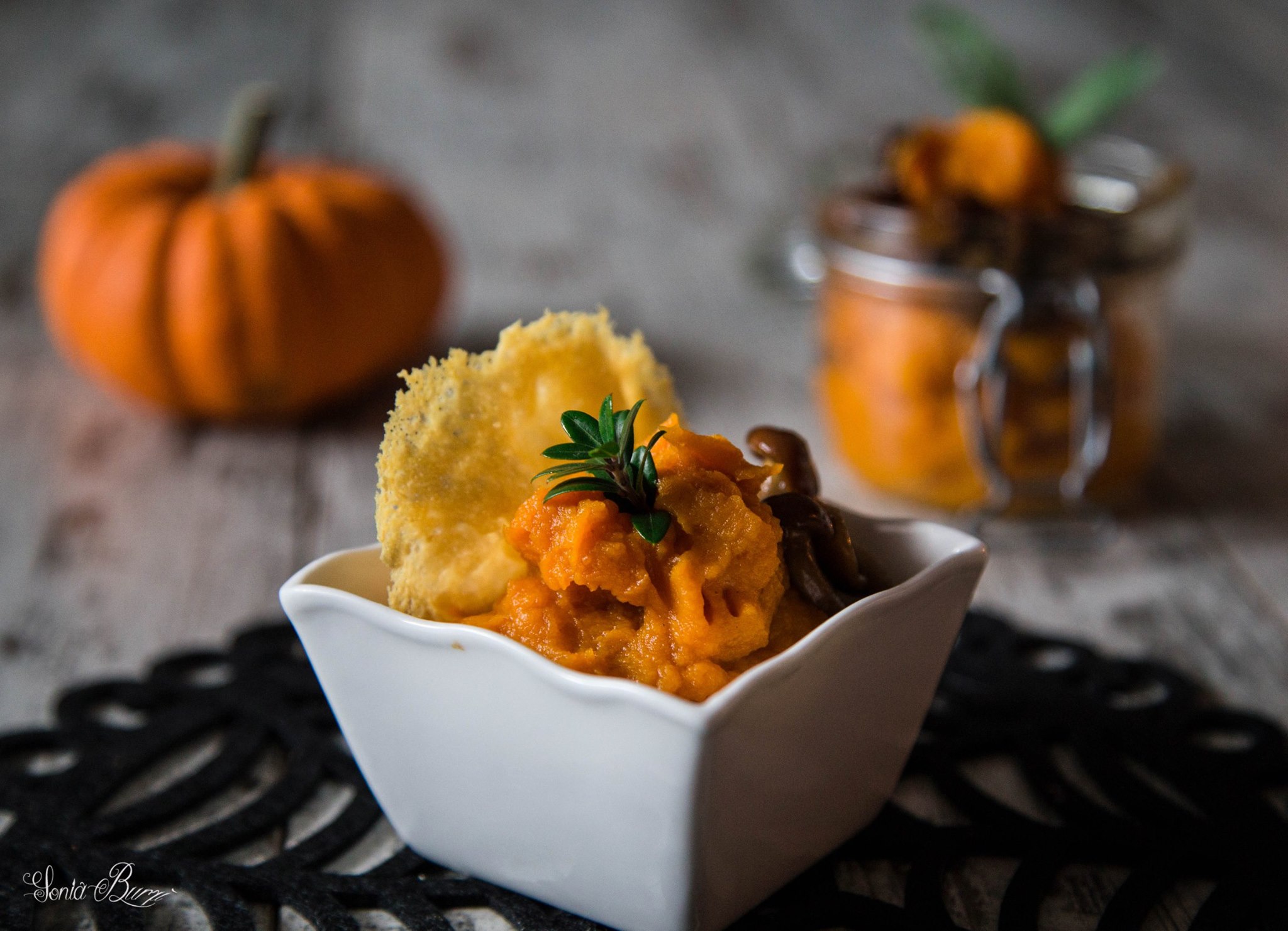 ricette halloween con foto crema di zucca Anna Moroni