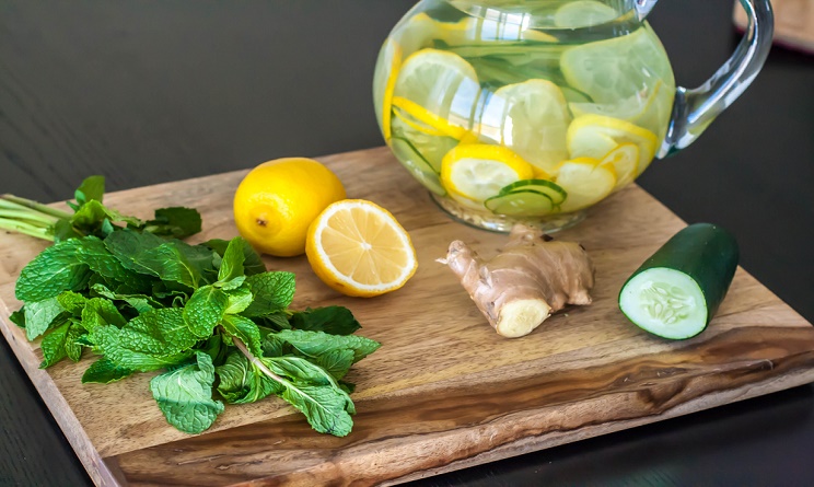 acqua di cetriolo e zenzero per dimagrire
