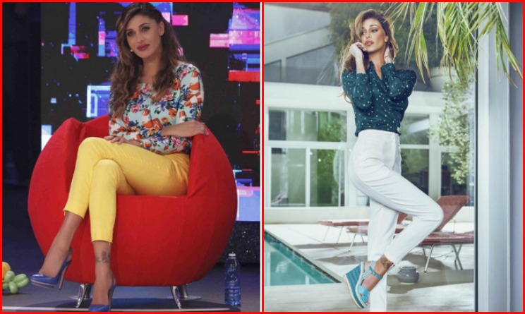 belen rodriguez, belen rodriguez look, belen rodriguez outfit, belen rodriguez look nuovo programma, belen rodriguez look pequenos gigantes, belen rodriguez instagram, belen rodriguez abiti, belen rodriguez abbigliamento, belen rodriguez vestiti,
